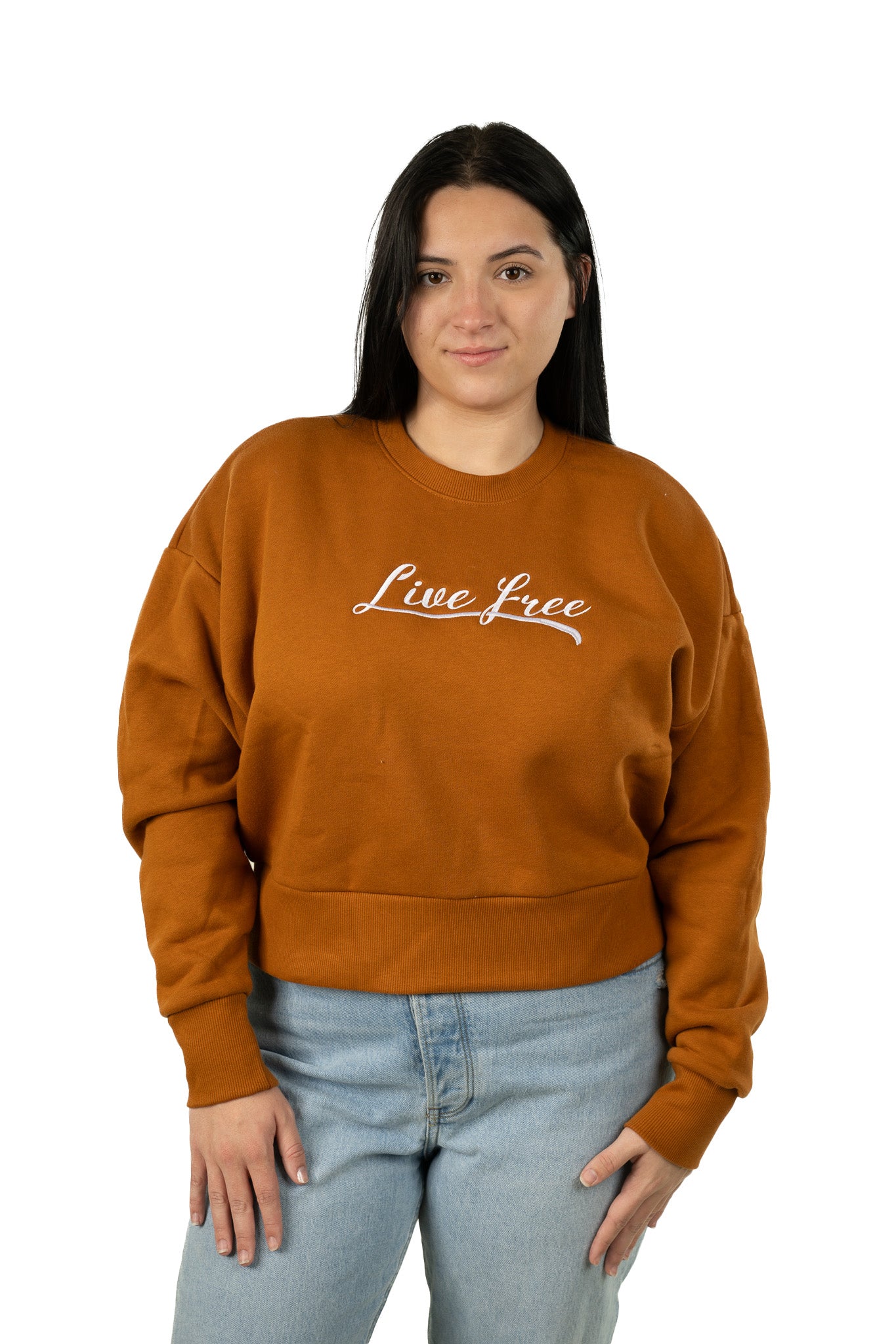 Women’s Embroidered Live Free Sweatshirt | Live Free