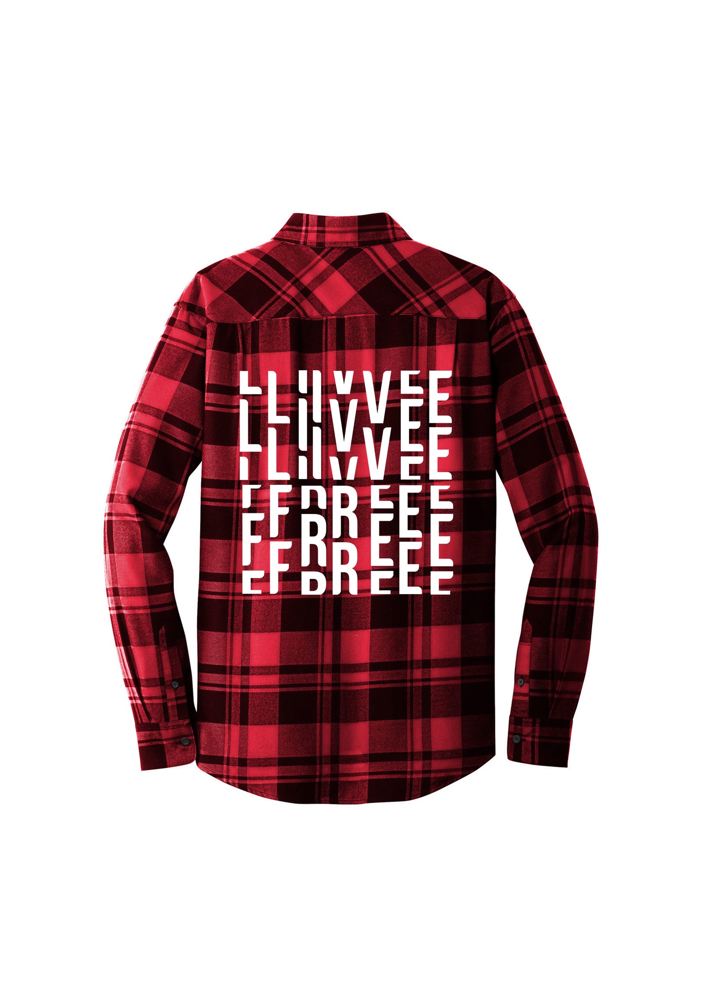 Unisex Plaid Live Free Shirt | Live Free