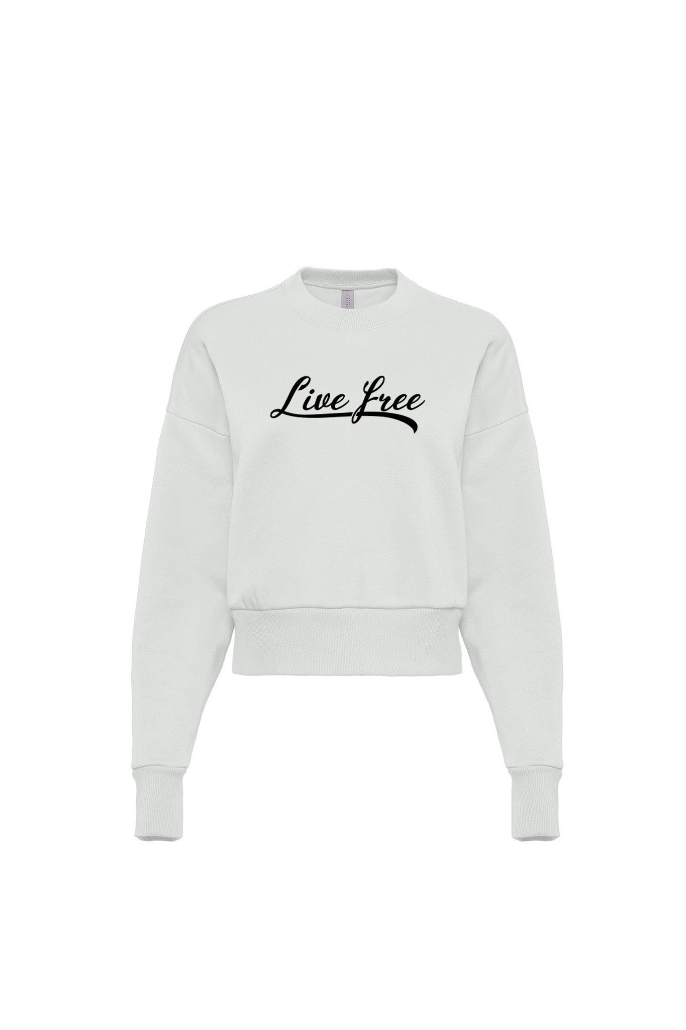 Women’s Embroidered Live Free Sweatshirt | Live Free