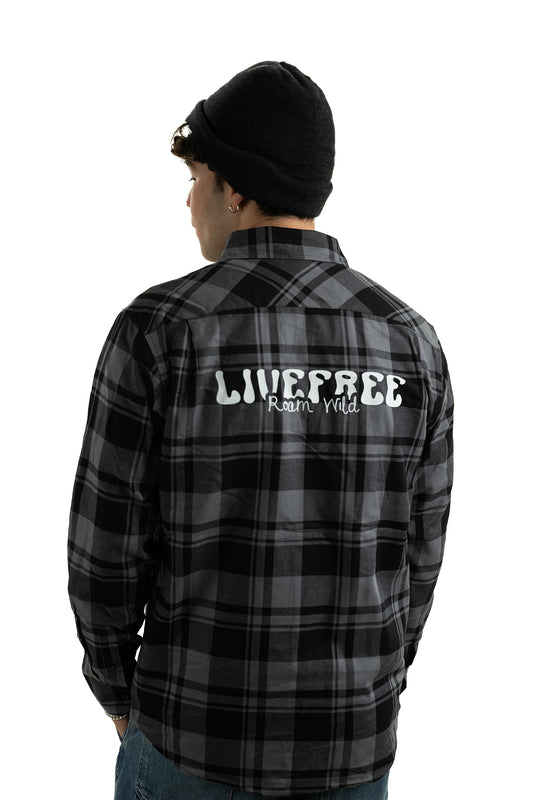 Unisex Plaid Live Free Shirt | Live Free, Roam Wild