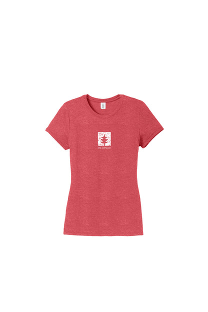 Classic red, stylish women's classic new hampshire t-shirt 